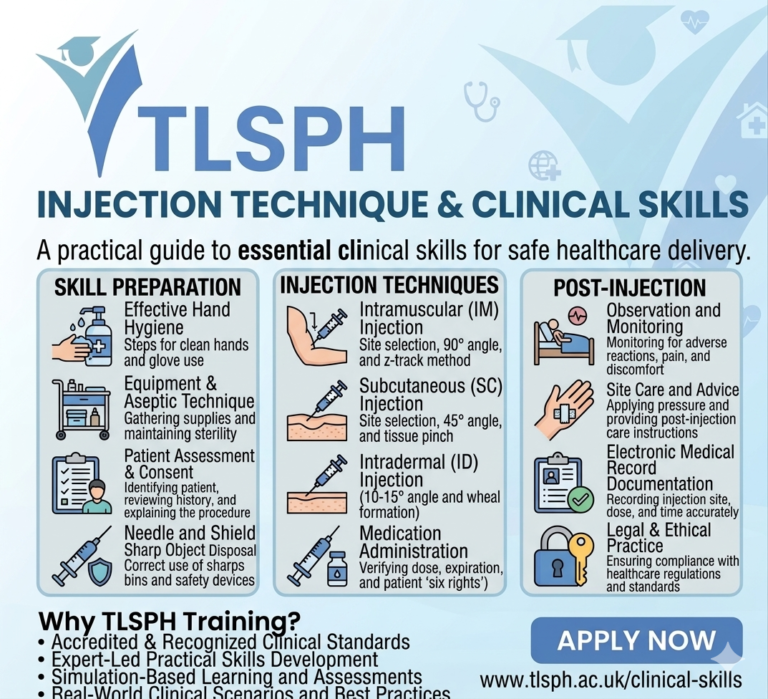 Injection Technique & Clinical Skills - The London School of Public Health